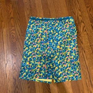 Fun and colorful Biden skirt. Great for work in a size 10 petite